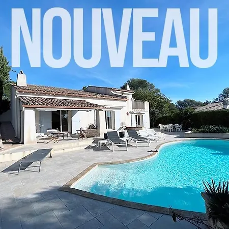 Les Jasmins Piscine Proche Jardin Villa