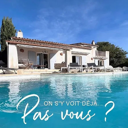Villa Les Jasmins Piscine Proche Jardin